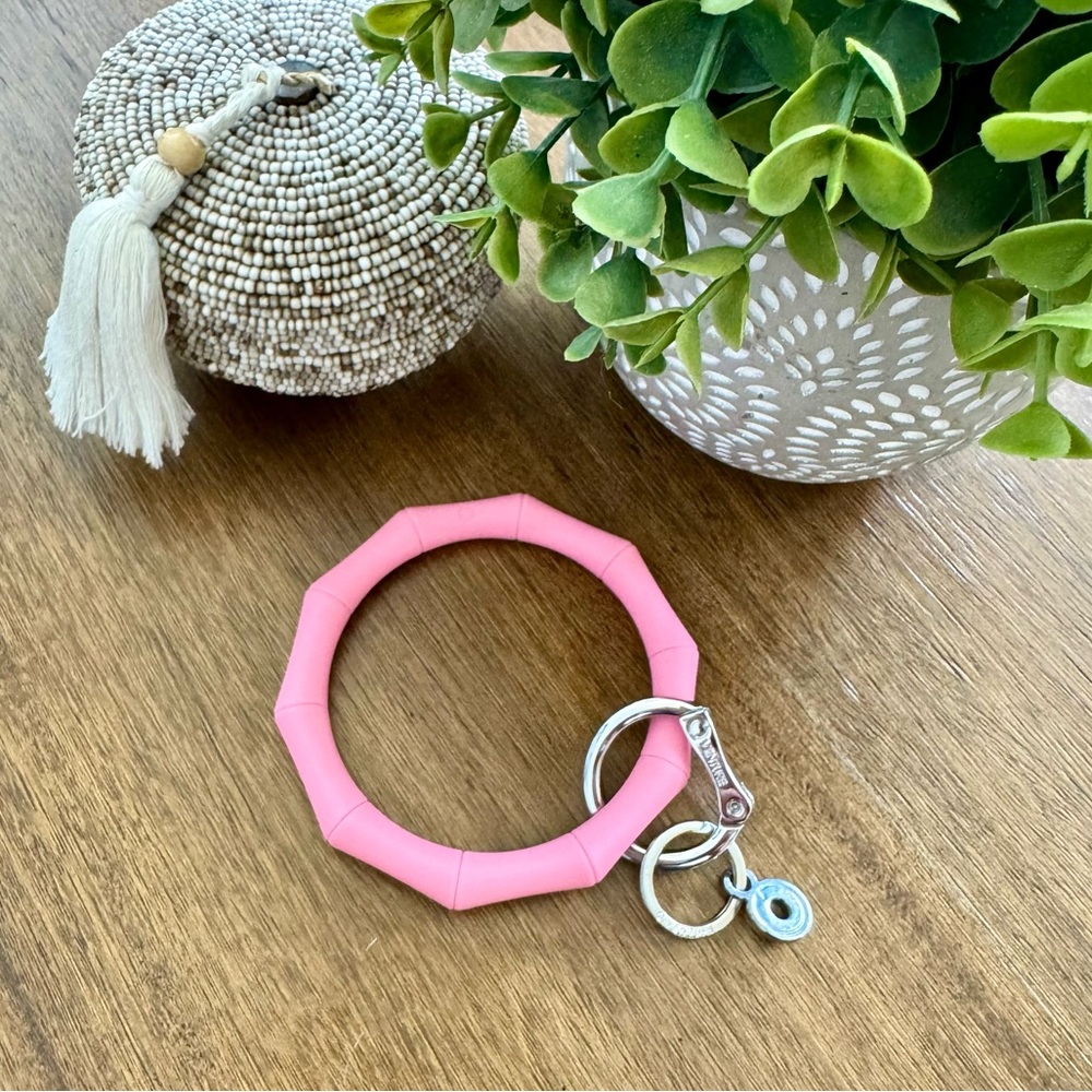 Oventure Silicone Cotton Candy Bamboo Key Ring